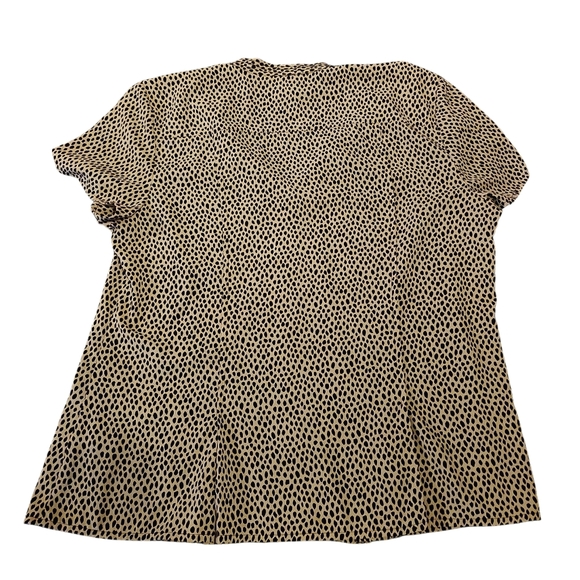 DANA BUCHMAN Polka Dot Women's Button-Up Blouse Size Large - Picture 2 of 9